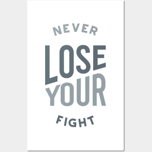 Boxing Never Lose Your Fight Posters and Art